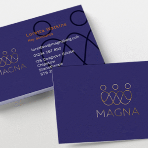 Foil Business Cards