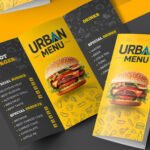 A4 Folded Menu Leaflets/Flyers
