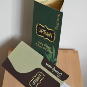Folded Restaurant Menus